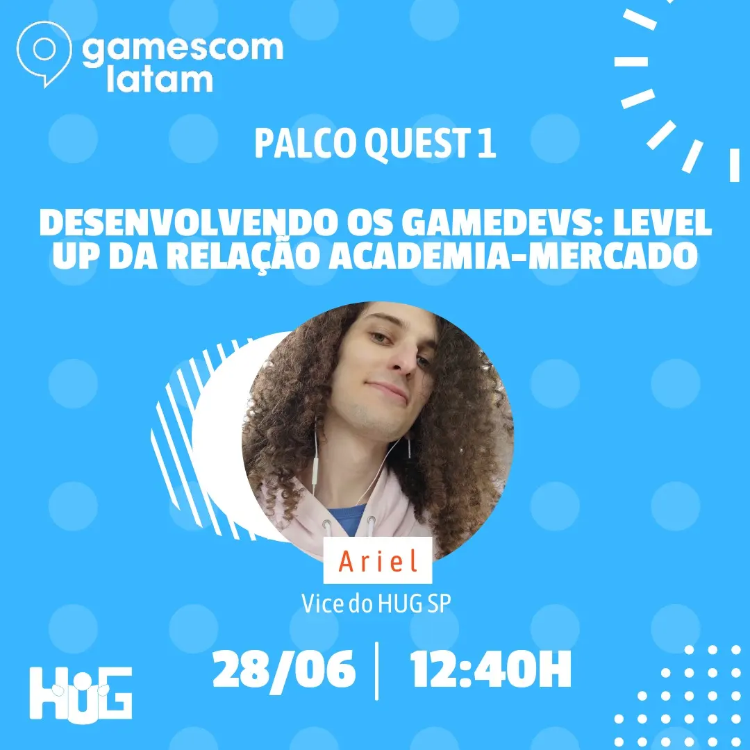 HUG - Hub dos Universitários de Games de SP palestra gamescom